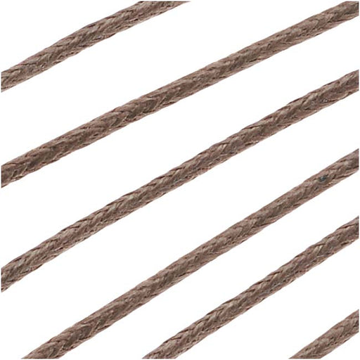 Economy Waxed Cotton Necklace Cord 1.5mm Brown 10 Yards (30 Feet) —  Beadaholique