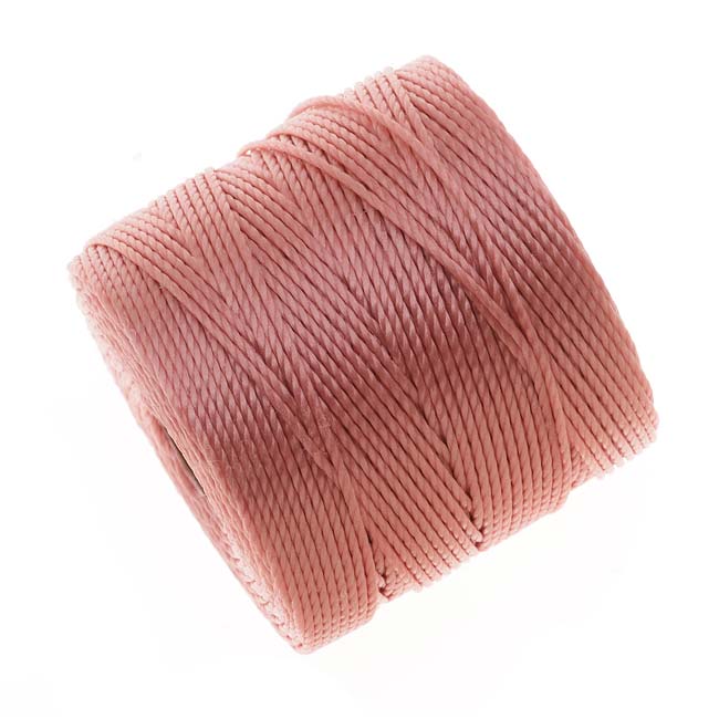 Super-Lon, S-Lon, Cord - Size #18 Twisted Nylon - Rose Pink / 77 Yard Spool