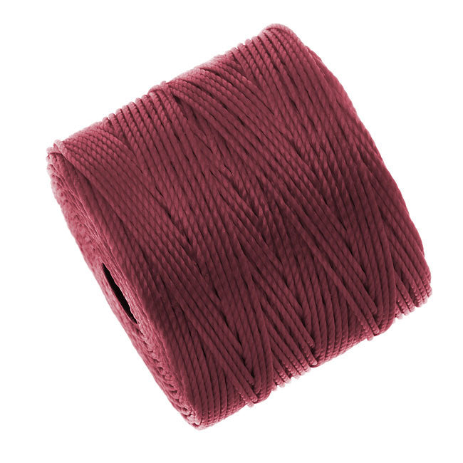 Super-Lon, S-Lon, Cord - Size #18 Twisted Nylon - Dark Red (77 Yards)