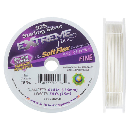 Soft Flex, Extreme Flex 19 Strand Medium Beading Wire .019 Inch