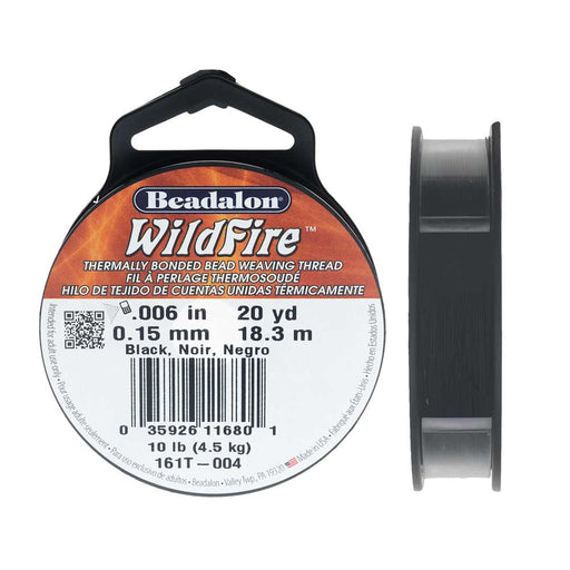 Beadalon Wildfire Beading Thread, Frost, .006 Inches, 50 Yard Spool, Size: 0.15 mm, White