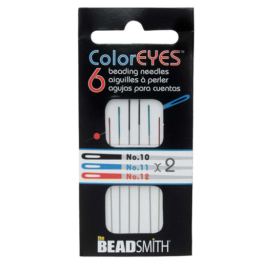 Assorted Big Eye Beading Needles, 4pc