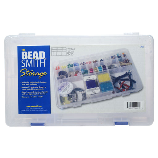 Beadalon - Beading Storage - 17-Compartment Bead Box - 7 x 11