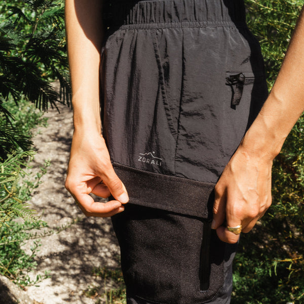 Women's Recycled Venture Pants - Black | Zorali