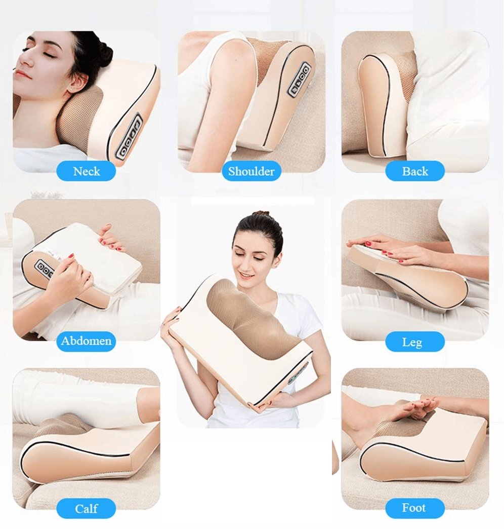 Infrared Heated Neck, Shoulder Pillow Massager Reviews