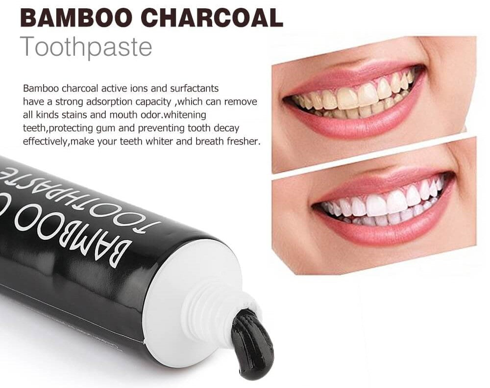 Activated Charcoal Teeth Whitening Toothpaste