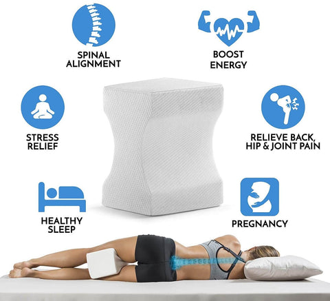 Knee Pillow Knee Cushion For Sciatica Relief, Back Pain, Leg Pain