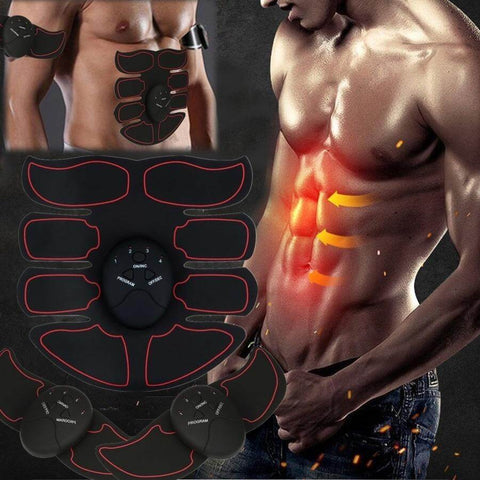 Abdominal Muscle Toning Trainer Practice Eight-Pack ABS Strengthen (Color :  Battery Belt)