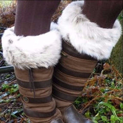 Faux Fur Boot Cuffs Toppers made in UK 