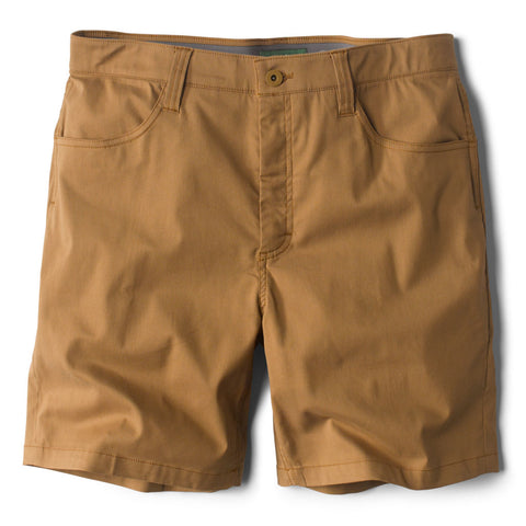 Men's Canvas Stretch Cargo Pocket Hiking Shorts