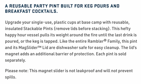 YETI 16 oz. Rambler Pint Tumbler … curated on LTK