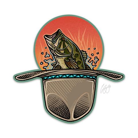 The Fishing Guide Camp Gift Sticker for Sale by Centuryvault