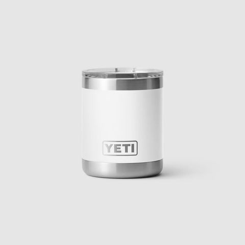 YETI Rambler 10 oz LOWBALL with MagSlider Lid (CHARCOAL GRAY) NEW  w/STICKERS