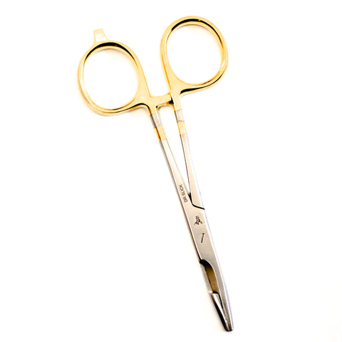 Dr Slick Gold 5.5 Inch Scissor Clamp - Hareline Dubbin