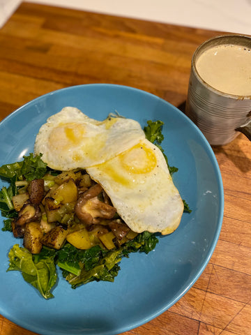 leek-mushroom-breakfast-bowl