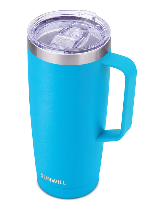 Tall travel mug with lid M3 — Painted Plate