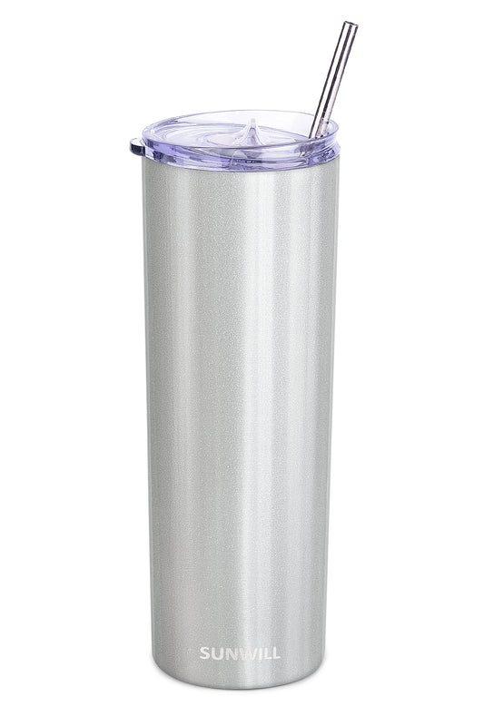 20OZ Skinny Tumblers with Lid and Straw - SJNJD533 - IdeaStage