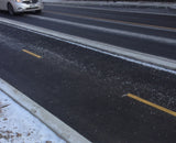 Separated bike lanes in Toronto on Wellesley Street