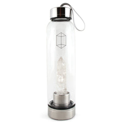 Glacce  CLEAR QUARTZ CRYSTAL-INFUSED WATER BOTTLE