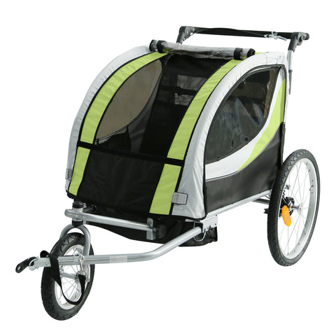 Kids Bike Trailer Child Bicycle Stroller Children Jogger Gym Plus