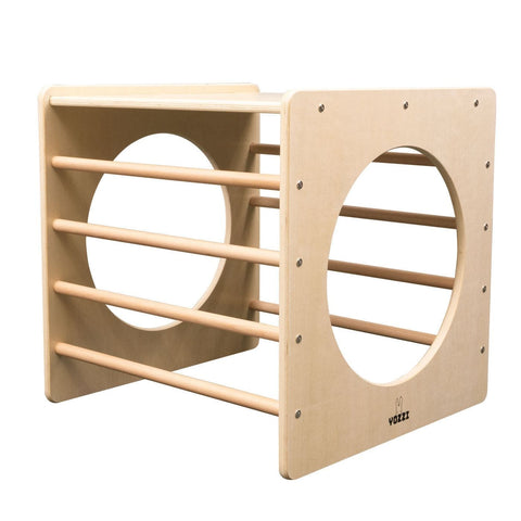 YOZZI Wooden Climbing Cube Gym Plus