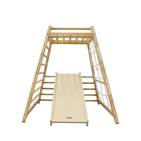 Kids Wooden Climber Play Set Indoor Playground Gym Plus