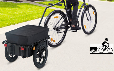 Bike Cargo Trailer Bicycle Cart Wagon Trailer Gym Plus