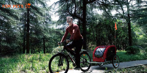 Pet Bike Trailer Pet Bicycle Stroller Pet Jogger Gym Plus