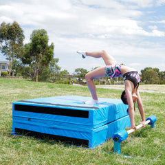 MEMAX Gymnastics Pirouette Floor Bar 120cm (Fibreglass Rail)