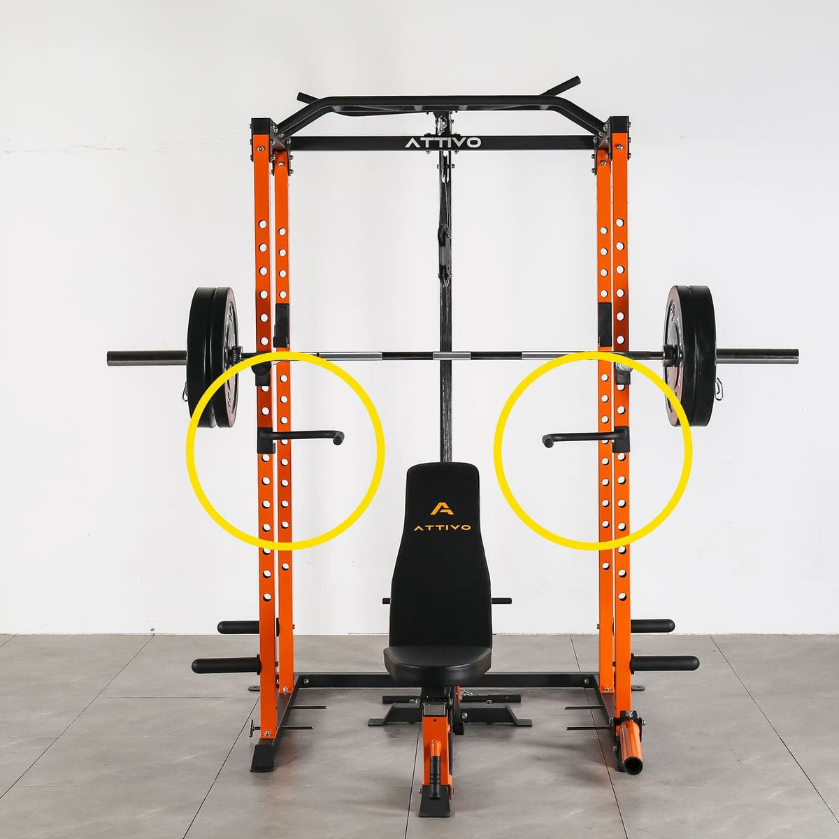 Power rack resistance 2025 band pegs attachment