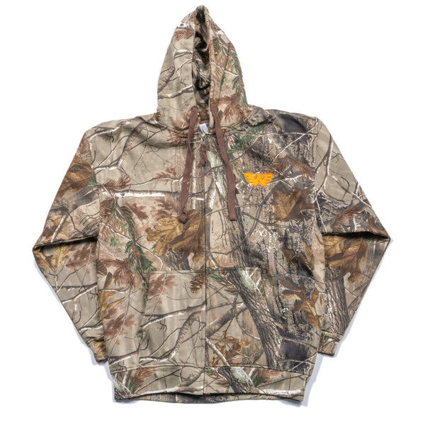 Waylon Jennings Flying W Embroidered Camo Zip-Up - Waylon Jennings ...