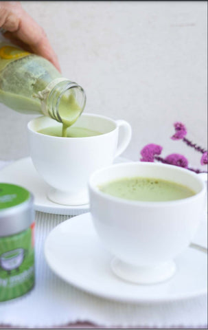 White Chocolate Matcha Rocket Fuel Latte