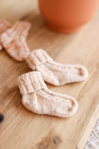 Perfect Newborn Socks by Tabitha Gandee