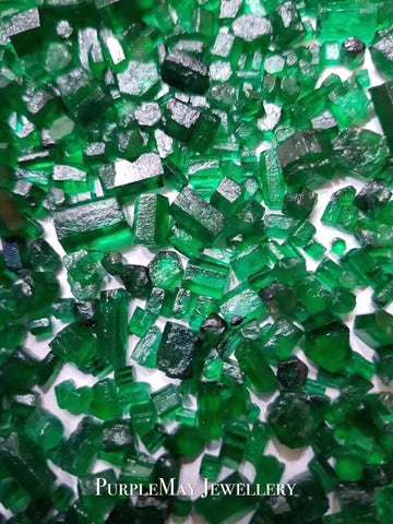 green stones