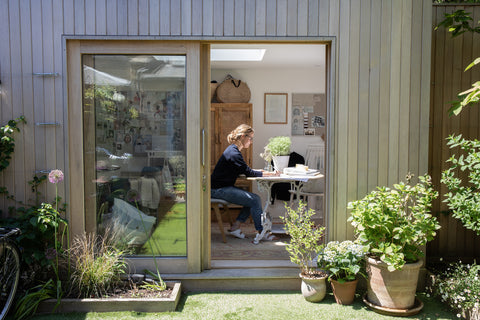 Rachel in her studio.