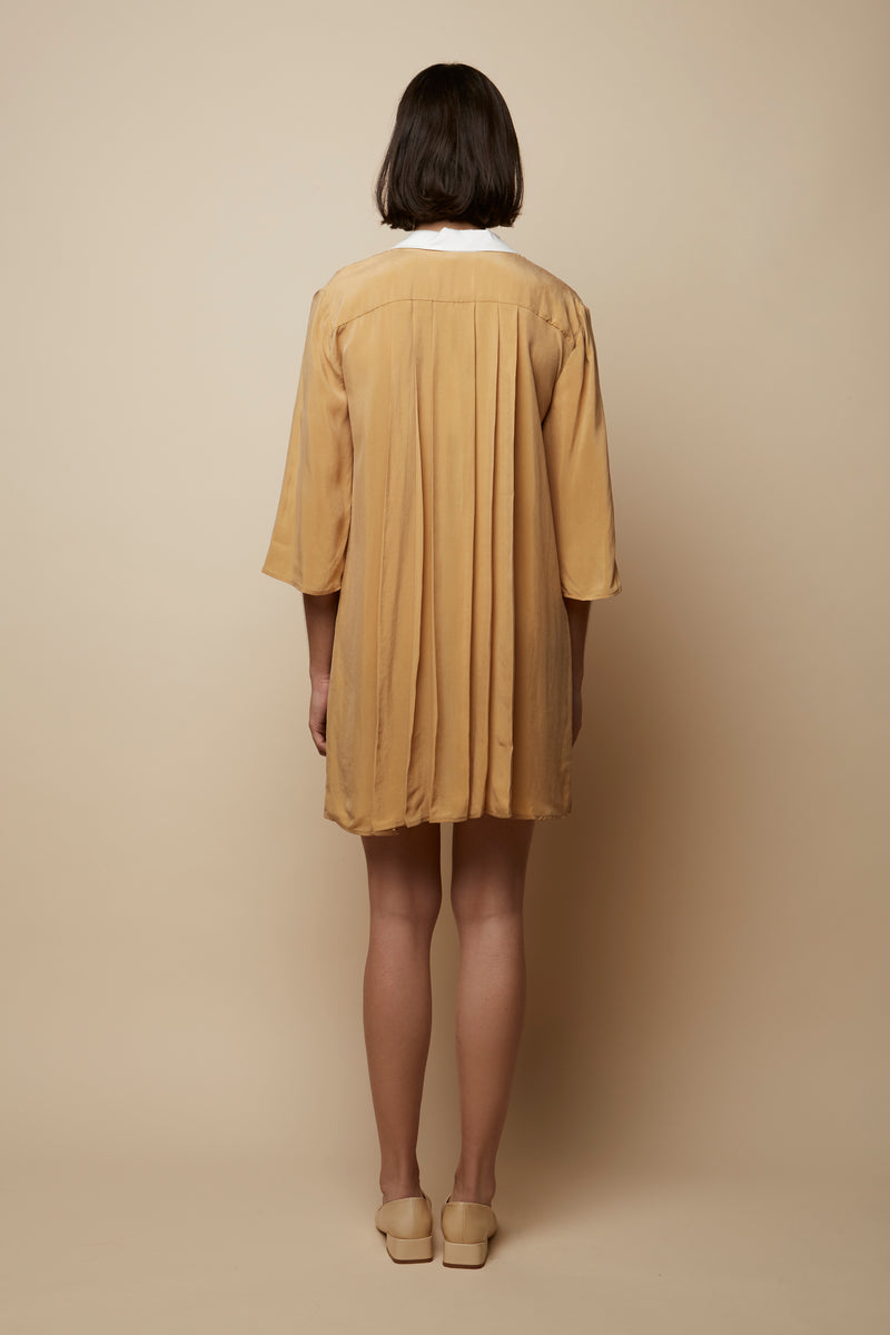 beige tunic dress