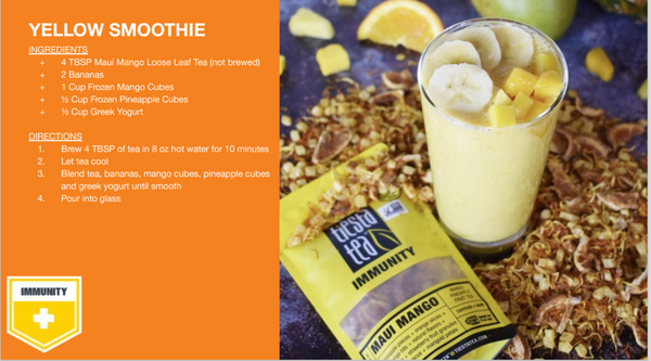 Yellow Smoothie with Bananas