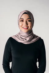 Sports Hijabs GLOWco Exclusive Basic Jersey Shawl in Rose Gold