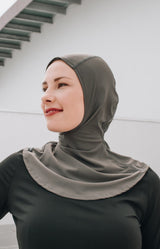 Swim GLOWco Exclusive Swim Hijab in Grey