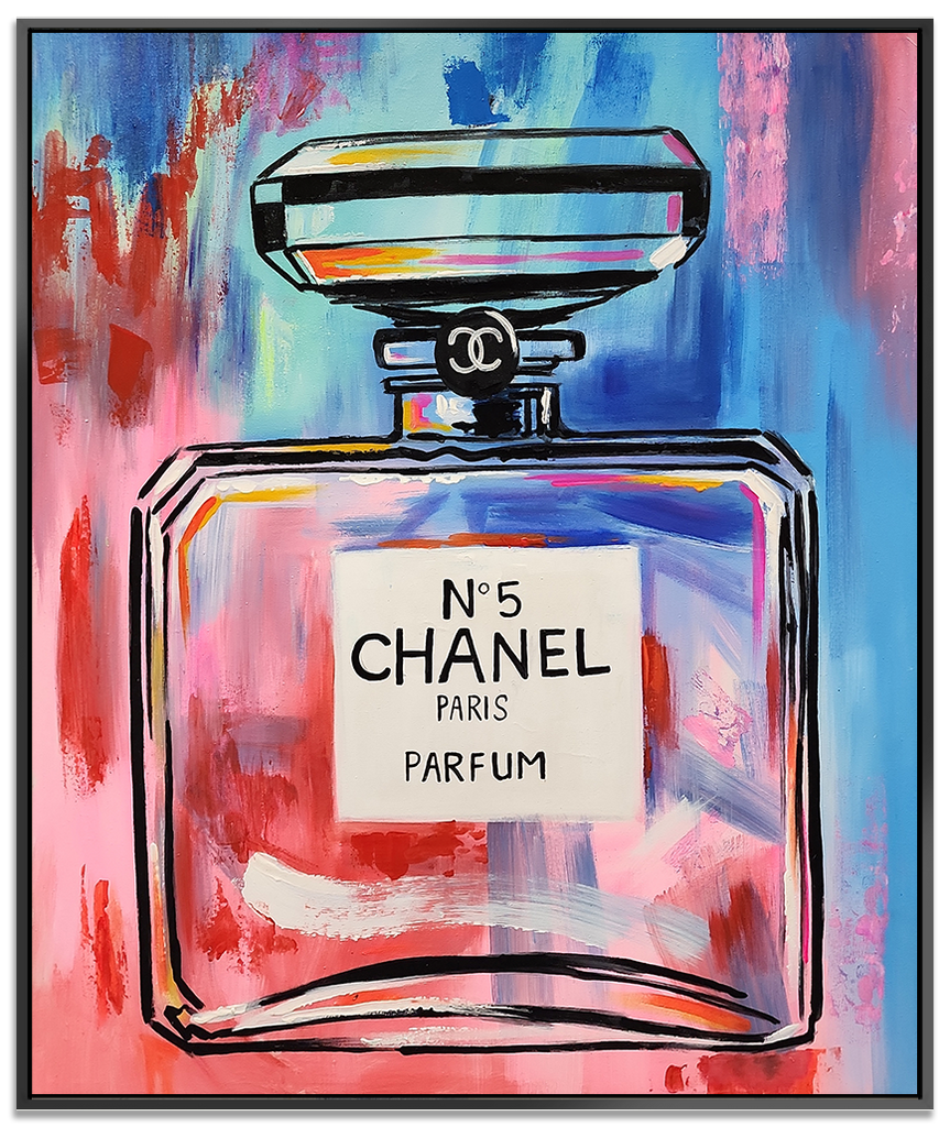 Coloured Perfume  Stunning Chanel Themed Art  100x120cm  Priceless ART  Australias Largest Range of Affordable ART