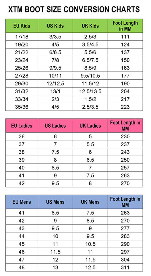 Scoot Boot Sizing Shells | lupon.gov.ph