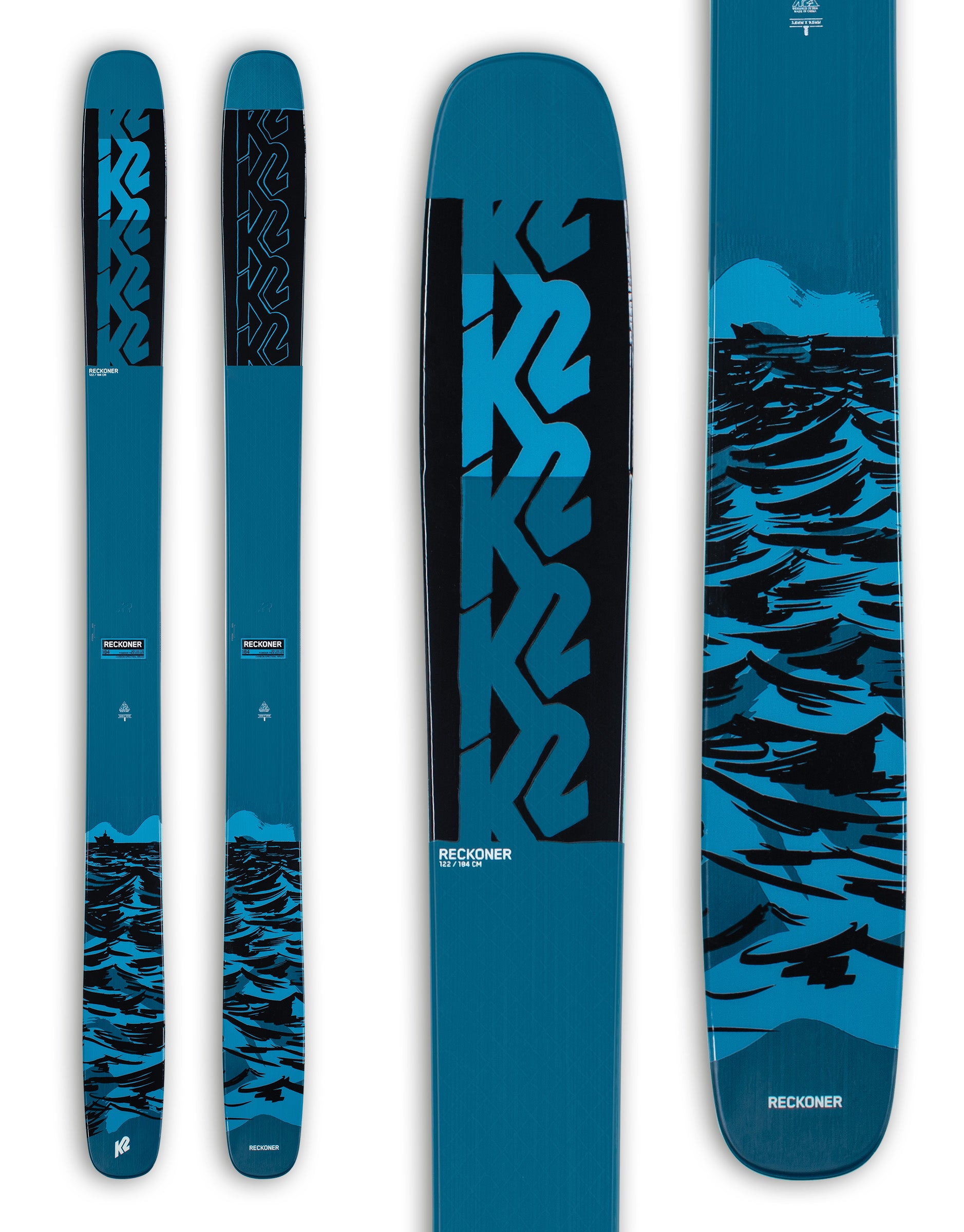 K2 Reckoner 122 Powder Skis 2021