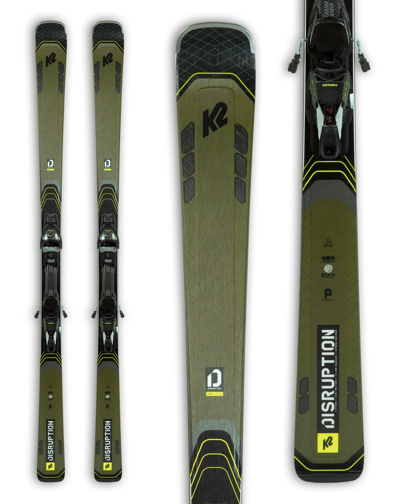 K2 Disruption 78 Ti Skis + Marker MXC 12 TCx Bindings 2021