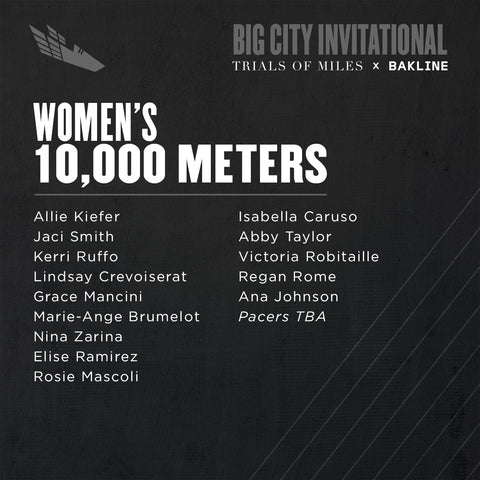 Big City Invitational Women's 10K
