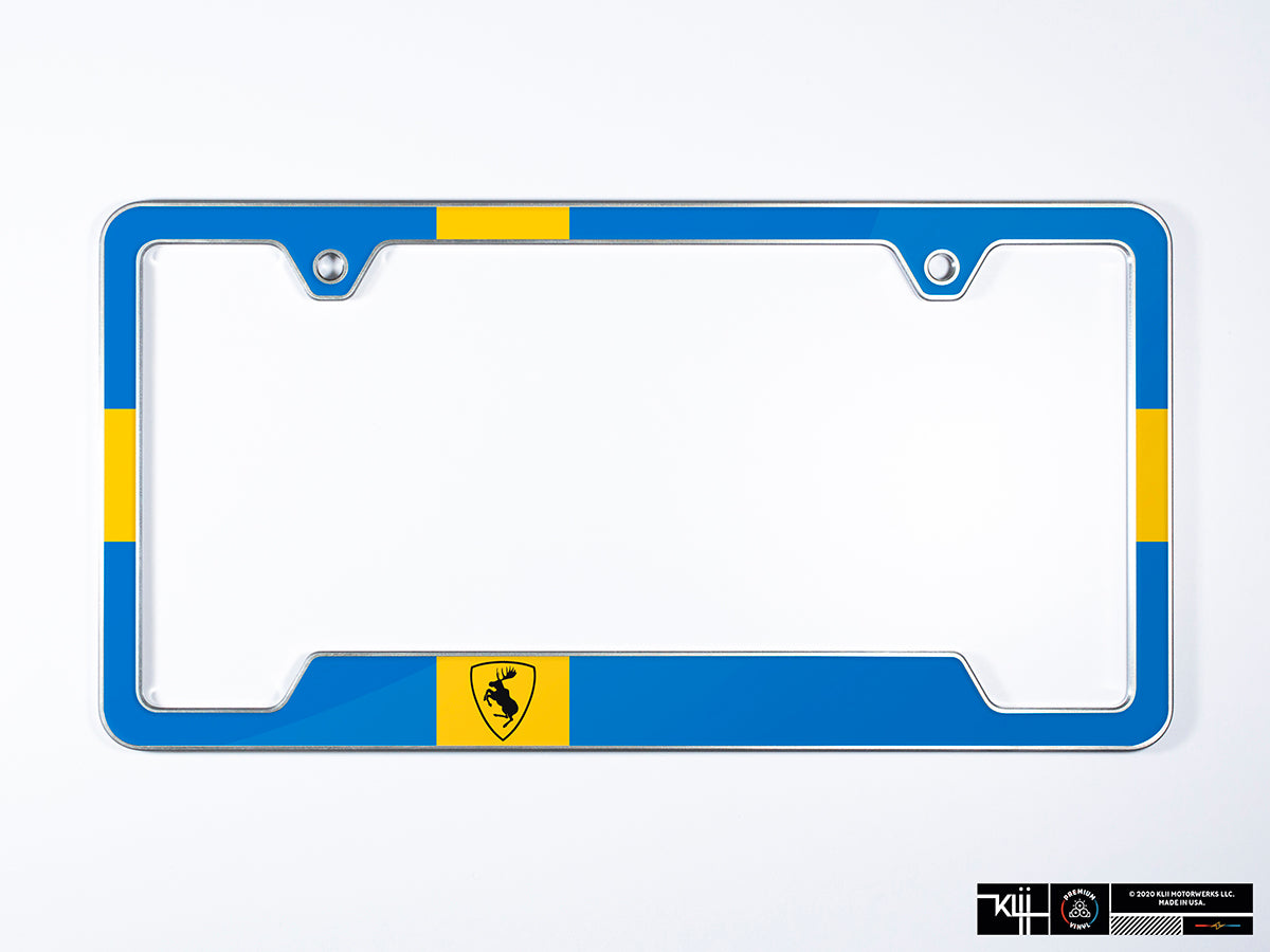 moose license plate frame