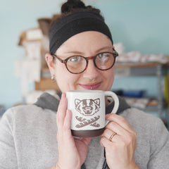 Amanda Siska, owner/artist for Bread and Badger