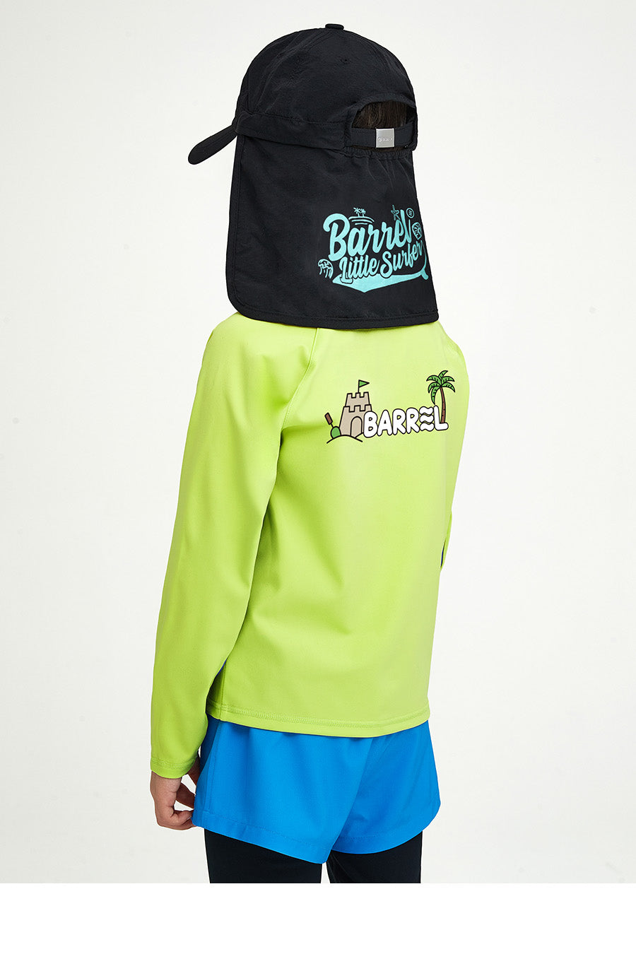 Barrel Kids Sandy Aqua Cap-BLACK2