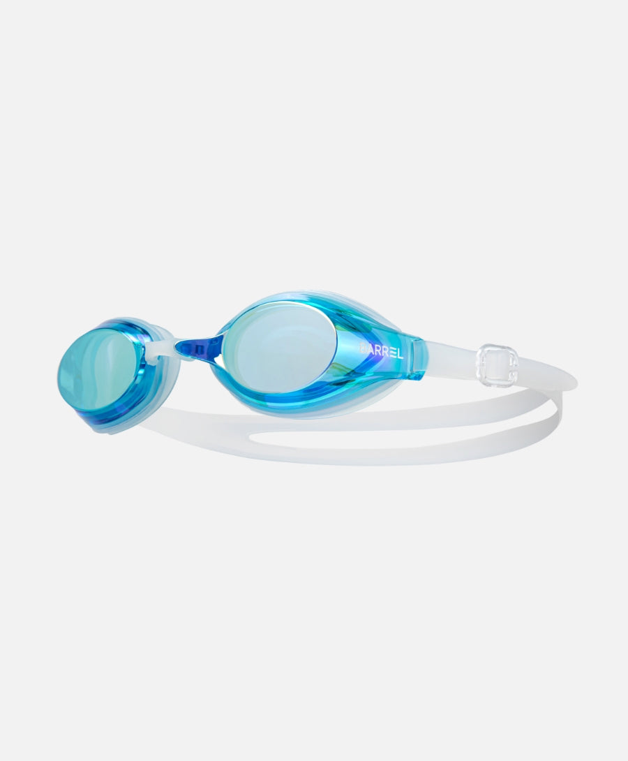 Barrel Glide Mirror Swim Goggle-BLUE/WHITE_image1