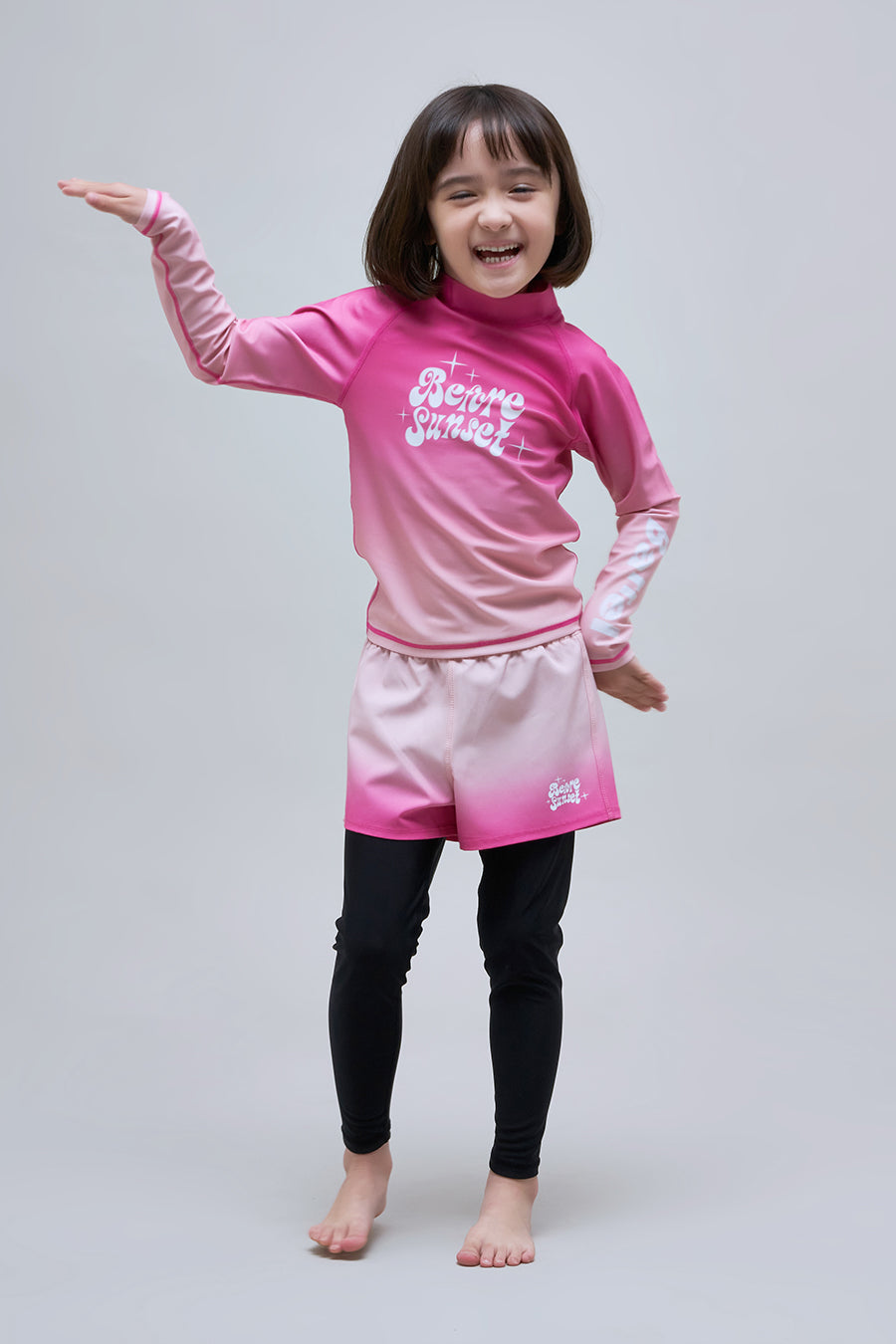 Barrel KIDS OCEAN RASHGUARD_ PINK_image1