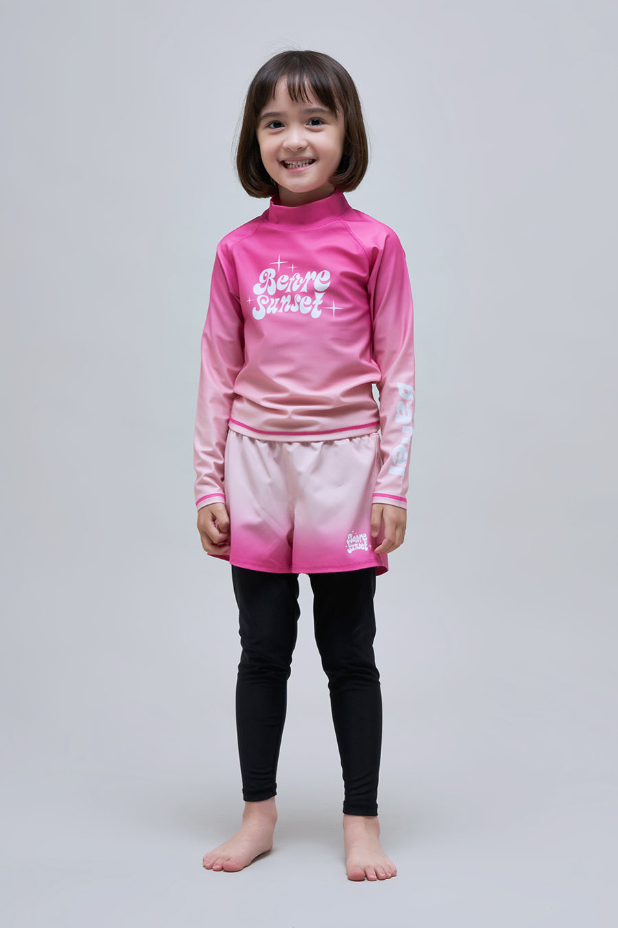 Barrel KIDS OCEAN RASHGUARD_ PINK_image2